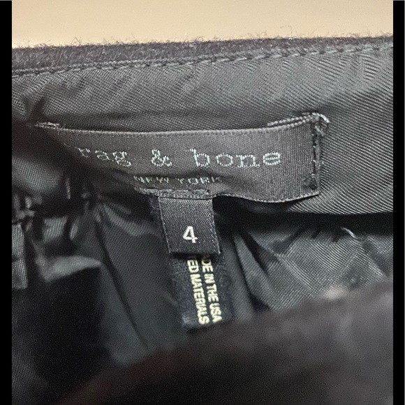 Rag & Bone Cybil Skirt in Blue Buf - Picture 7 of 11